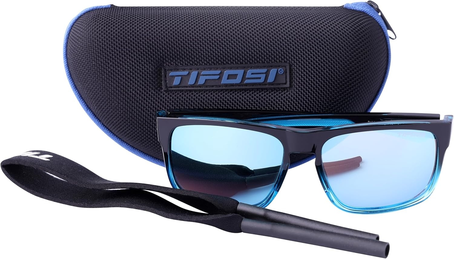 Tifosi Optics Swick Sunglass Bundles(Onyx Blue Fade/Sky Blue Mirror)