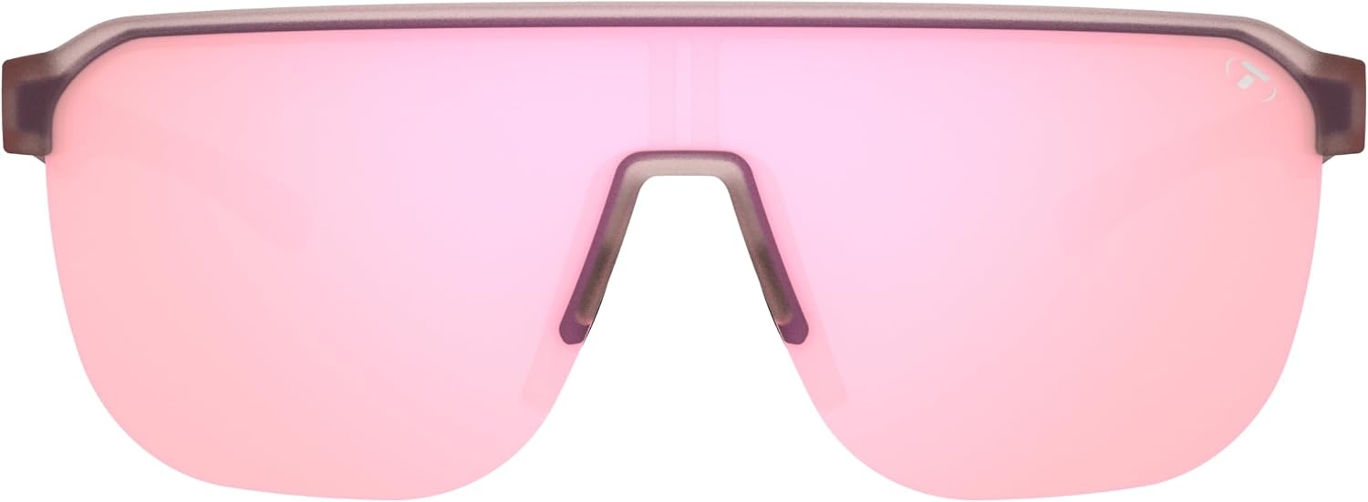 Tifosi Optics Sanctum SL Sunglasses(Frosted Rose (Pink Mirror))