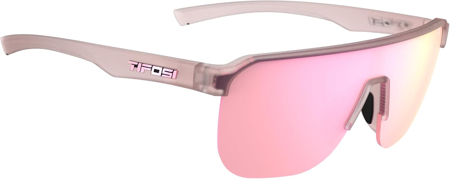 Tifosi Optics Sanctum SL Sunglasses(Frosted Rose (Pink Mirror))