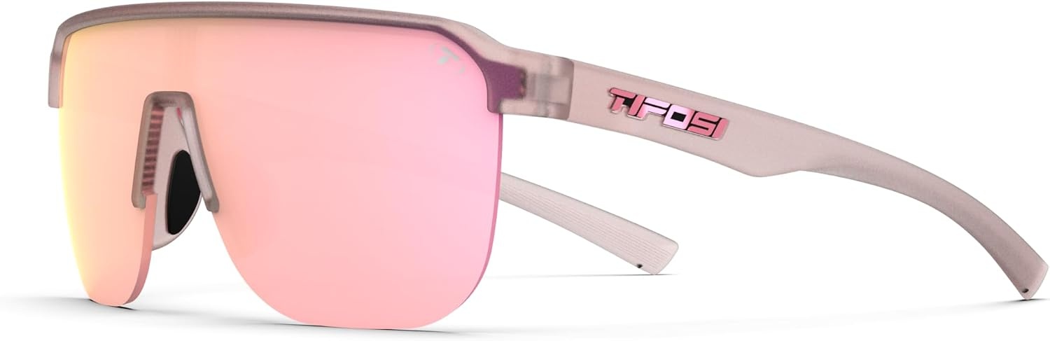 Tifosi Optics Sanctum SL Sunglasses(Frosted Rose (Pink Mirror))