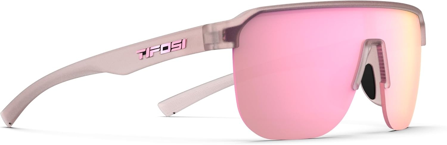 Tifosi Optics Sanctum SL Sunglasses(Frosted Rose (Pink Mirror))