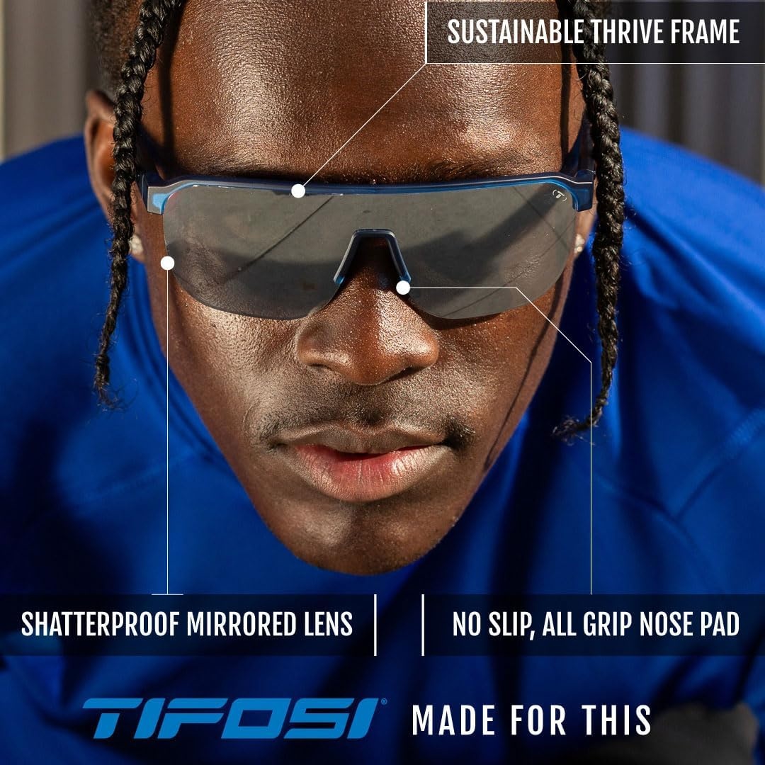 Tifosi Optics Sanctum SL Sunglasses(Midnight Vapor (Silver Mirror))