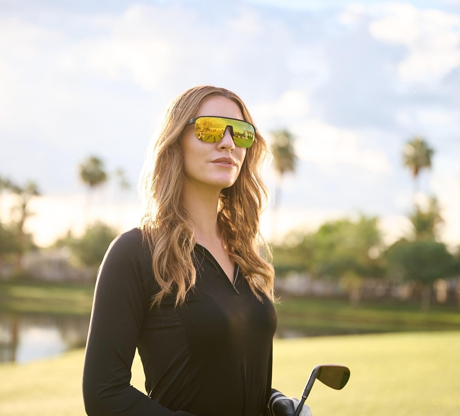 Tifosi Optics Sanctum SL Sunglasses(Matte Black (Smoke Yellow Mirror))