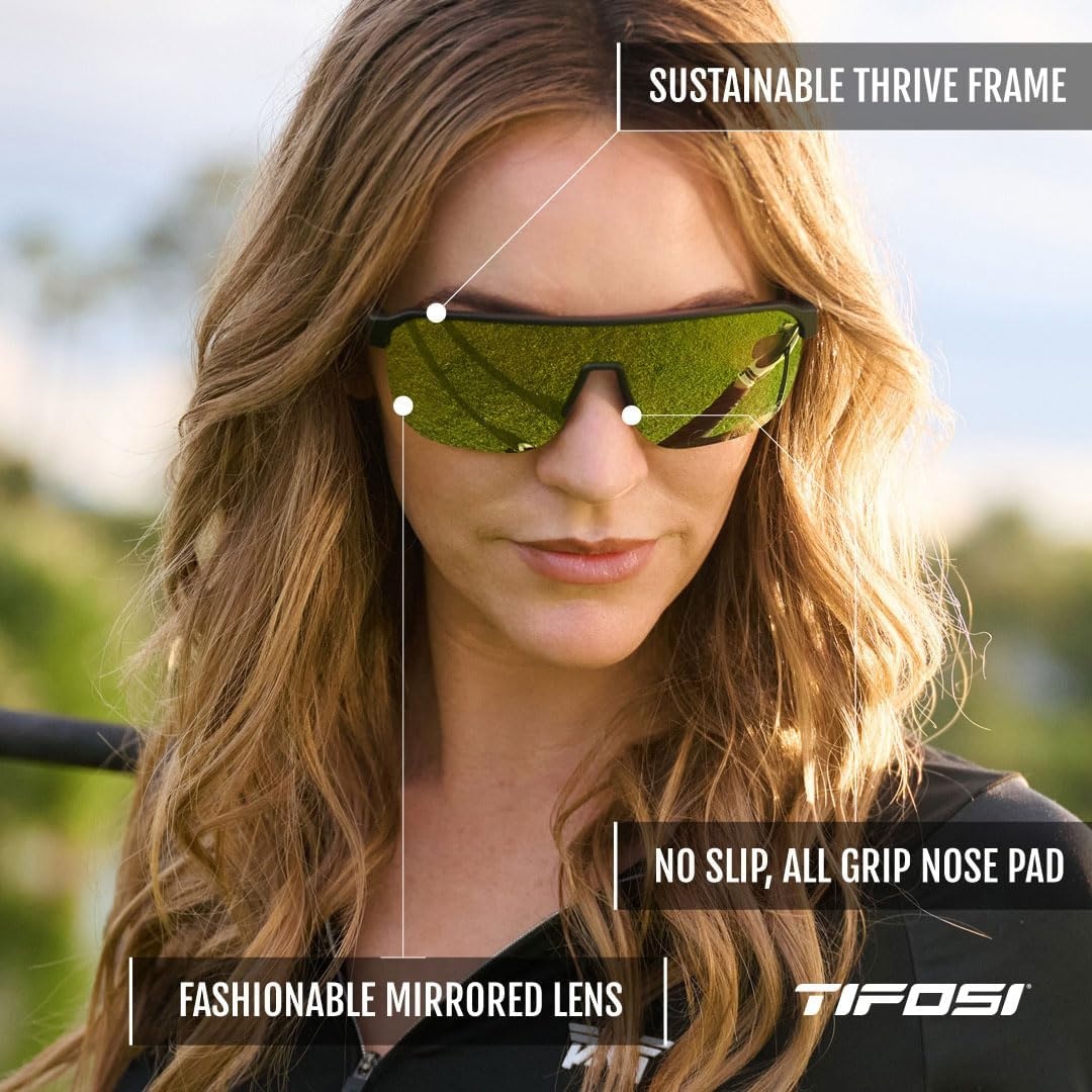 Tifosi Optics Sanctum SL Sunglasses(Matte Black (Smoke Yellow Mirror))