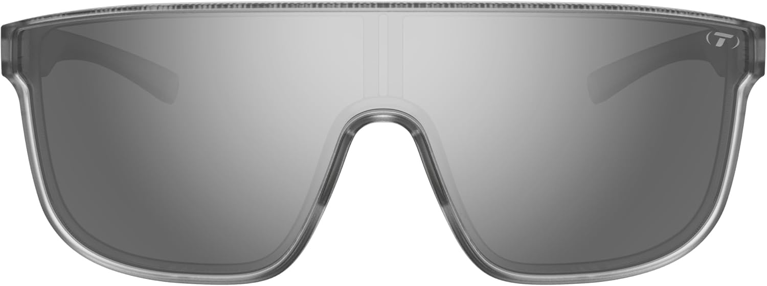 Tifosi Optics Sanctum XL Sunglasses(Satin Clear (Silver Mirror))