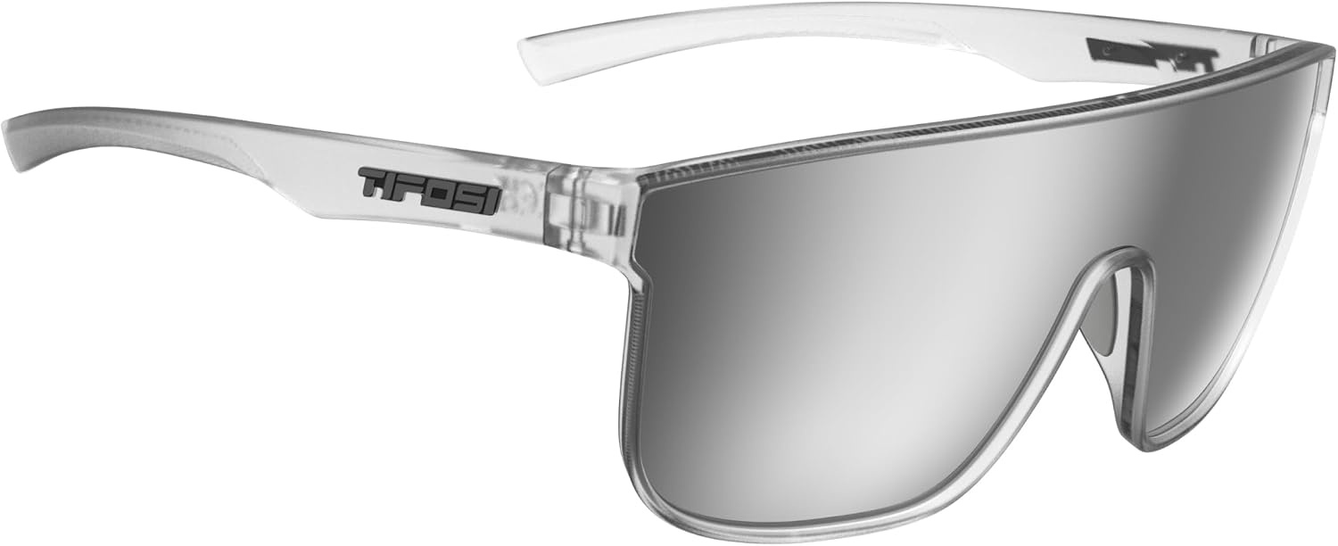Tifosi Optics Sanctum XL Sunglasses(Satin Clear (Silver Mirror))