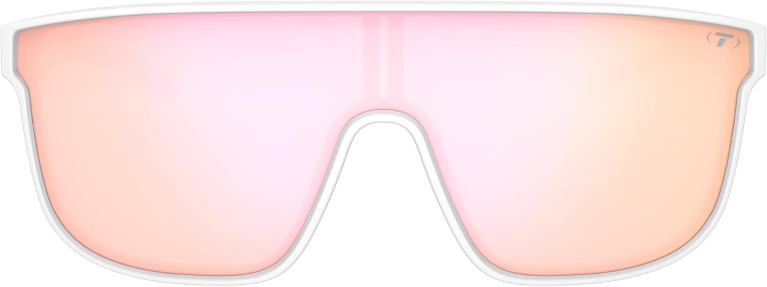 Tifosi Optics Sanctum XL Sunglasses(Matte White (Pink Mirror))