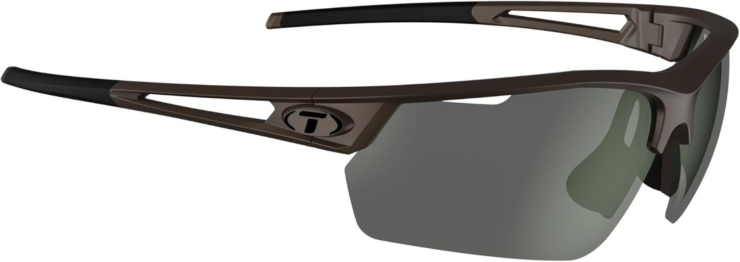 Tifosi Optics Navar FC Full Coverage Sport Sunglasses – Ideal For Golf, Pickleball, Running & Tennis. Vented Lenses(Iron  Enliven Golf)