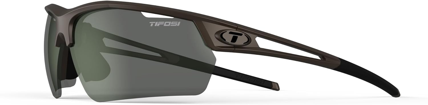Tifosi Optics Navar FC Full Coverage Sport Sunglasses – Ideal For Golf, Pickleball, Running & Tennis. Vented Lenses(Iron  Enliven Golf)