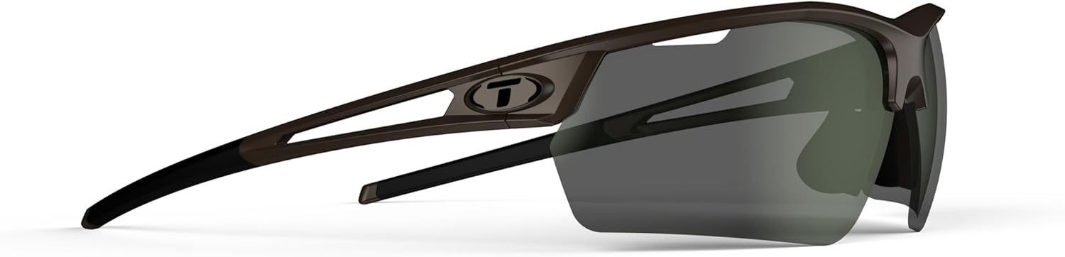 Tifosi Optics Navar FC Full Coverage Sport Sunglasses – Ideal For Golf, Pickleball, Running & Tennis. Vented Lenses(Iron  Enliven Golf)