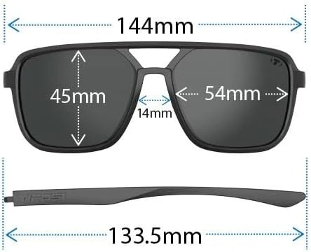 Tifosi Optics Salto Sunglasses(Blackout (Smoke Red Mirror))