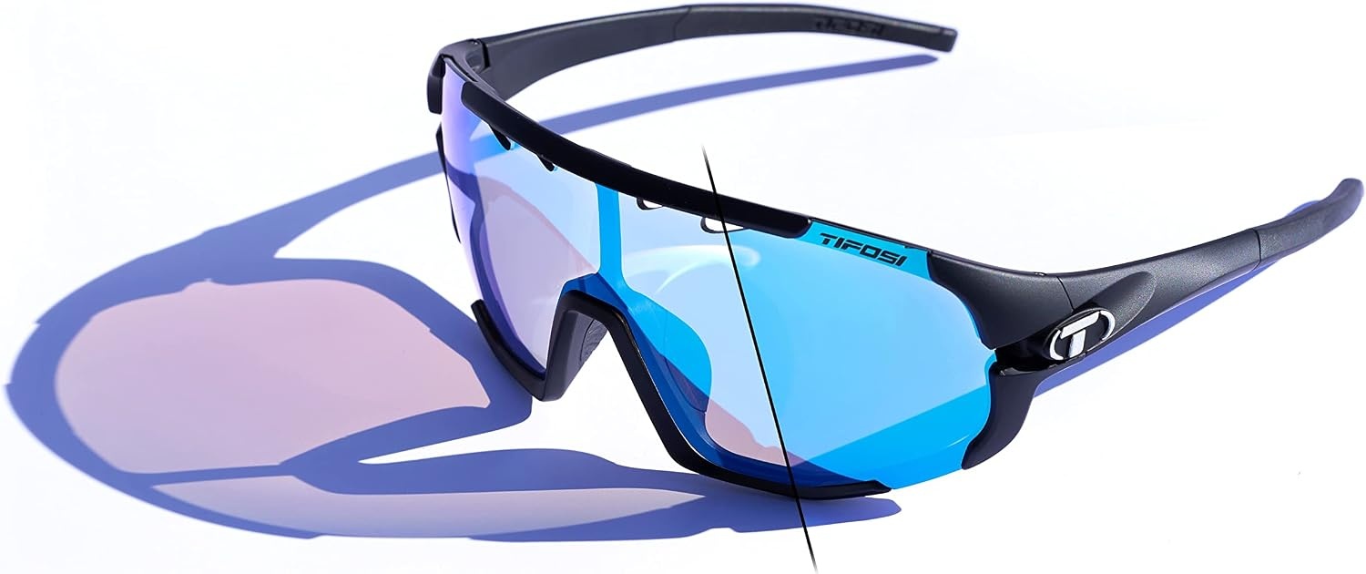 Tifosi Sledge(Matte Black (Clarion Blue Fototec Lens))