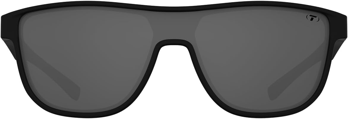 Tifosi Sizzle Tangle Free Sport Sunglasses – Ideal For Running, Cycling, Golf, Pickleball, Tennis and Trendy Lifestyle Look(Blackout (Smoke Lens))