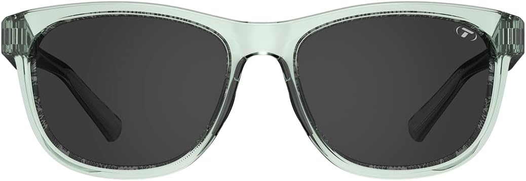 Tifosi Swank Sport Sunglasses – Tangle Free – Ideal For Cycling, Golf, Hiking, Pickleball, Running and Great Lifestyle Look(Bottle Green/Smoke)