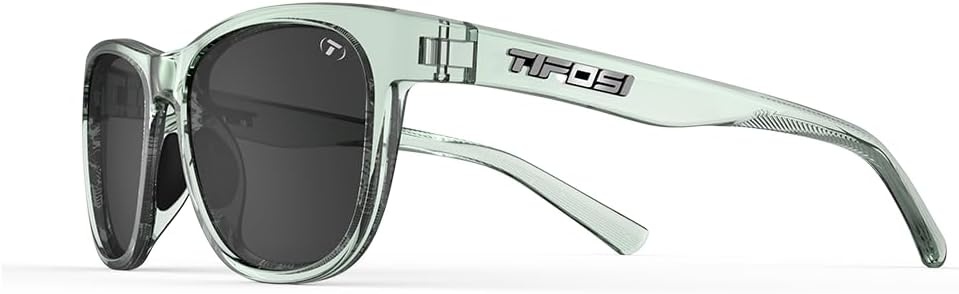 Tifosi Swank Sport Sunglasses – Tangle Free – Ideal For Cycling, Golf, Hiking, Pickleball, Running and Great Lifestyle Look(Bottle Green/Smoke)
