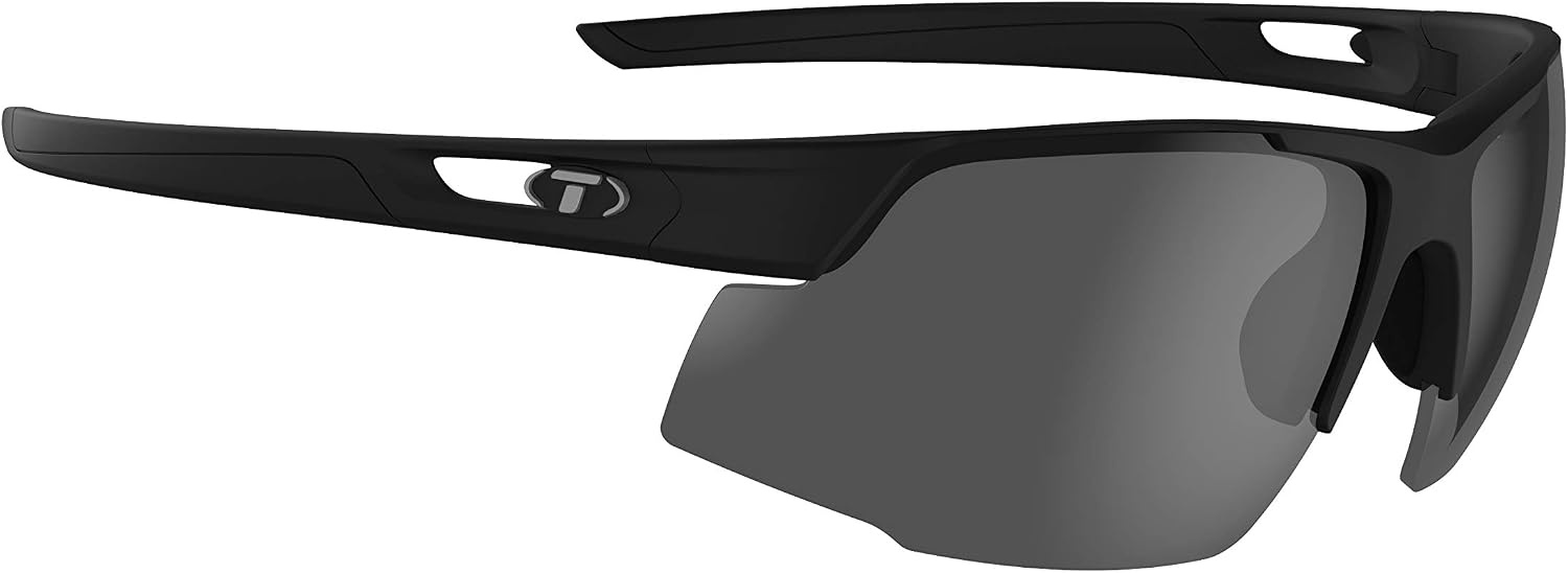 Tifosi Optics Centus Golf Sunglasses(Matte Black (Smoke Lens))