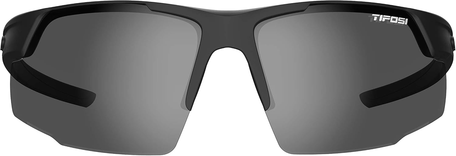 Tifosi Optics Centus Golf Sunglasses(Matte Black (Smoke Lens))