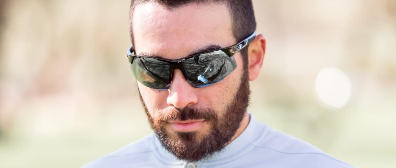 Tifosi Optics Centus Golf Sunglasses(Matte Black (Smoke Lens))