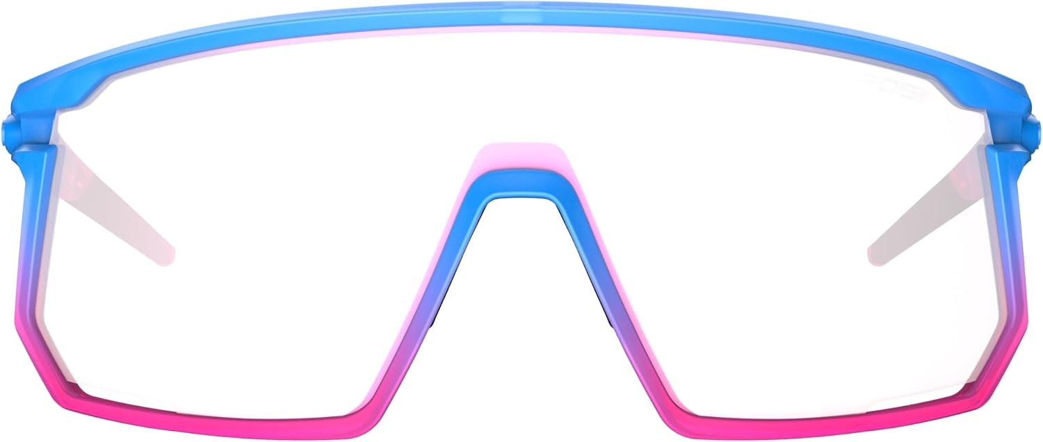 Tifosi Moab Full Frame Cycling Sunglasses – Baseball, Pickleball(Cobalt Bloom (Clarion Pink Fototec))