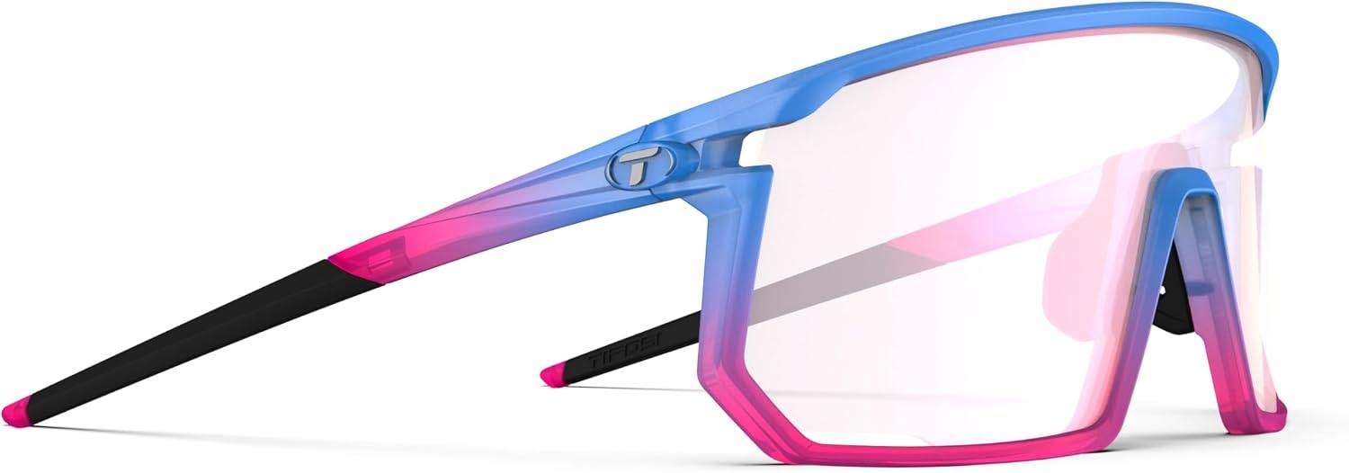 Tifosi Moab Full Frame Cycling Sunglasses – Baseball, Pickleball(Cobalt Bloom (Clarion Pink Fototec))