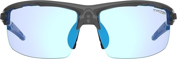 Rivet Sport Sunglasses, Ideal For Cycling, Golf, Pickleball, Running And Tennis(Satin Vapor (Clarion Blue Fototec))